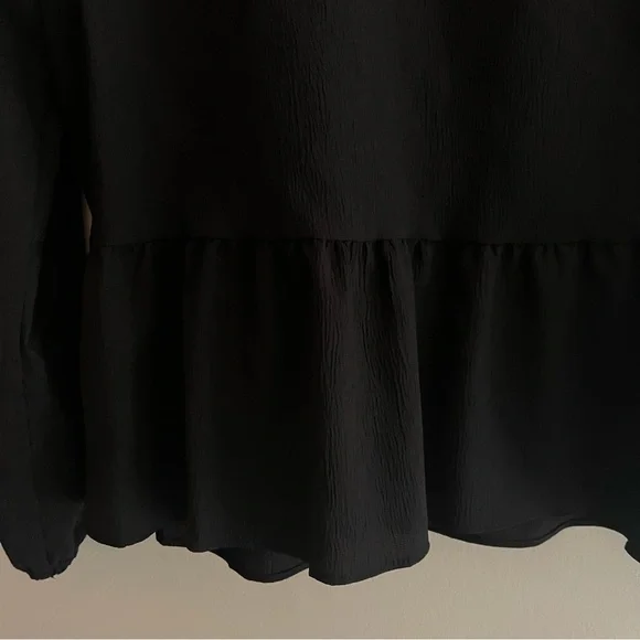 🌈 2 for $30!! 🌈 NWT Nine West Peplum Blouse - Picture 8 of 9